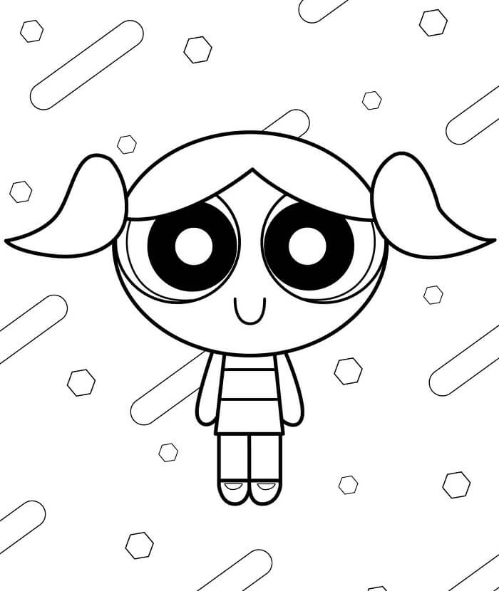 Malé Powerpuff Girls omalovánka