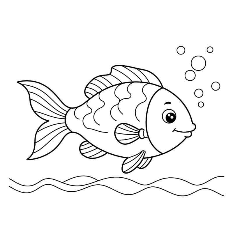 Milá Ryba omalovánka