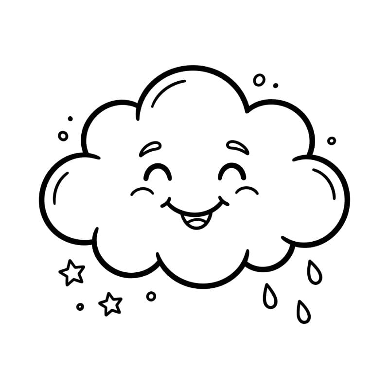 Mrak Jednoduchý omalovánka