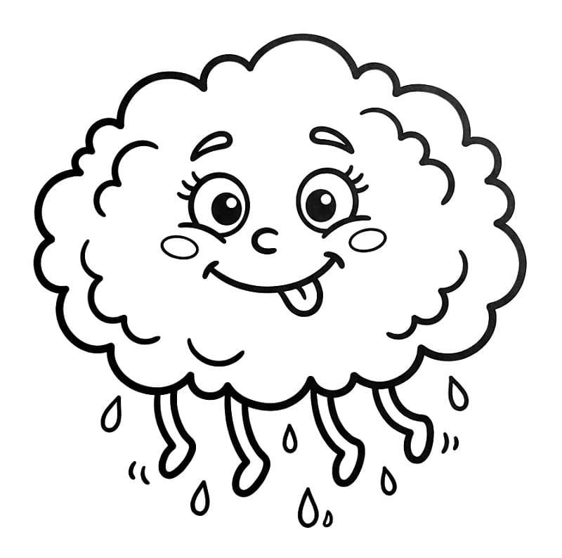 Mrak Snadný omalovánka