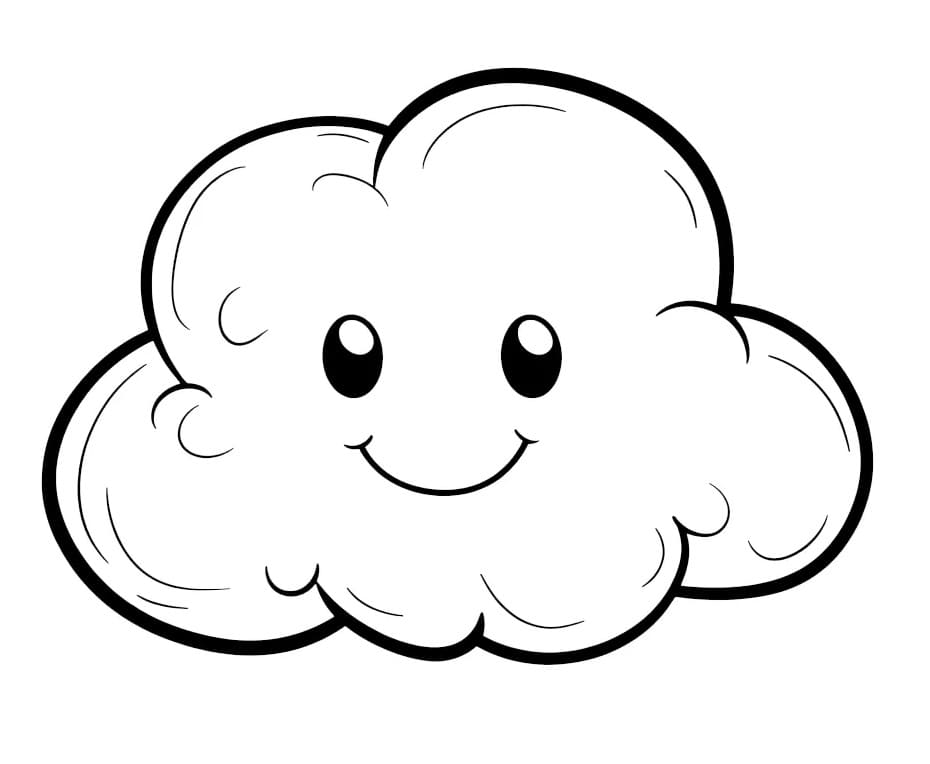 Mrak obrázek zdarma omalovánka