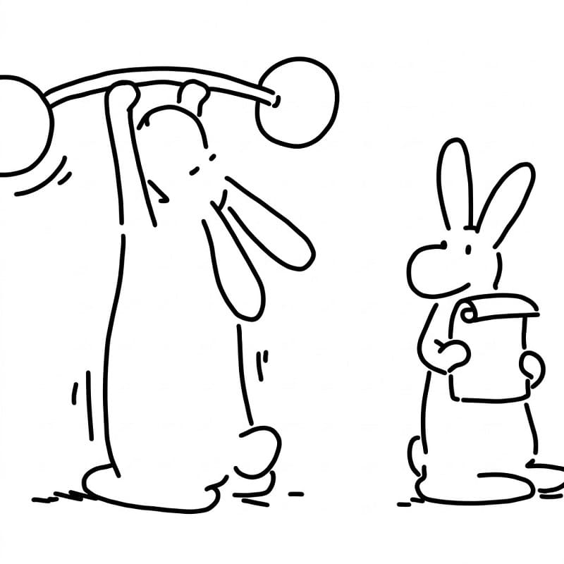 Obrázek Bob a Bobek omalovánka