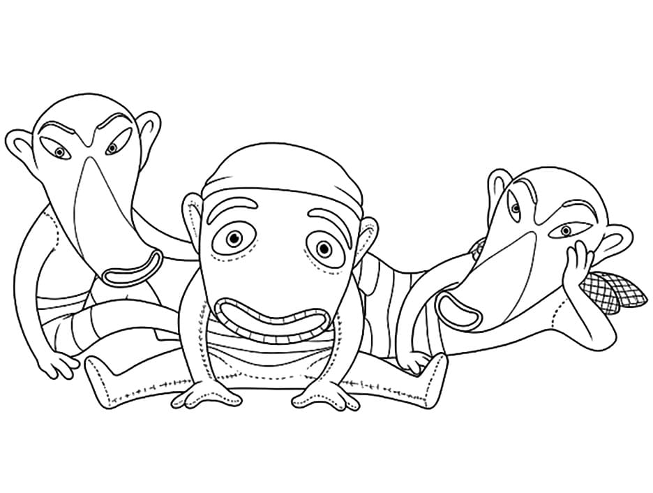 Lichožrouti omalovánky