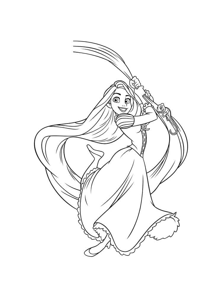 Obrázek Locika omalovánka