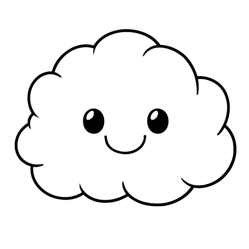 Obrázek Mraku omalovánka