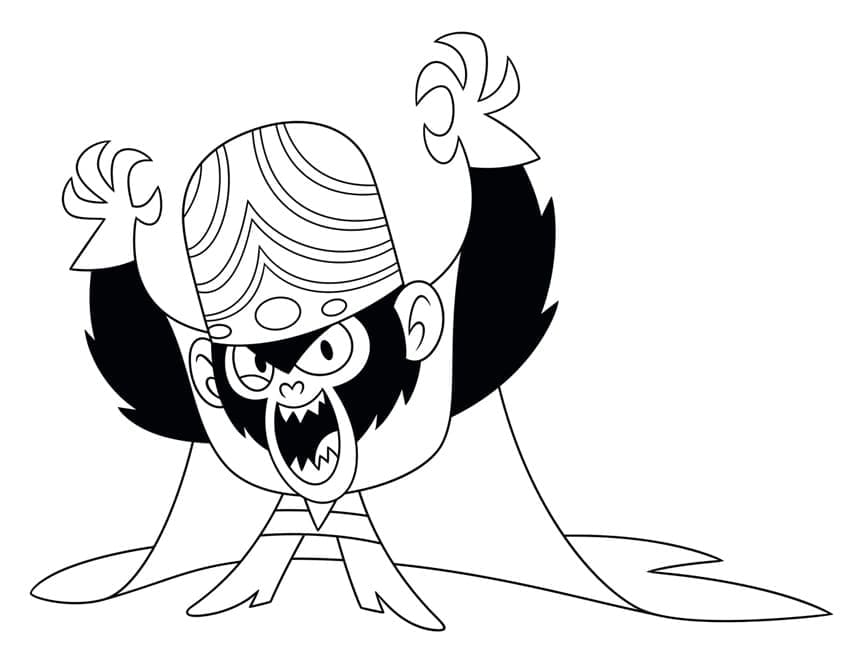 Obrázek Powerpuff Girls omalovánka