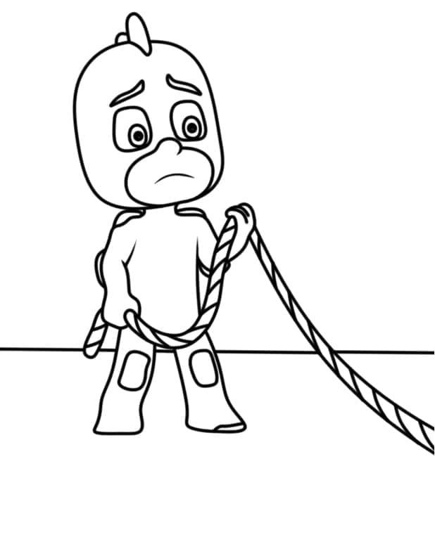 Obrázek Pyžamasky omalovánka