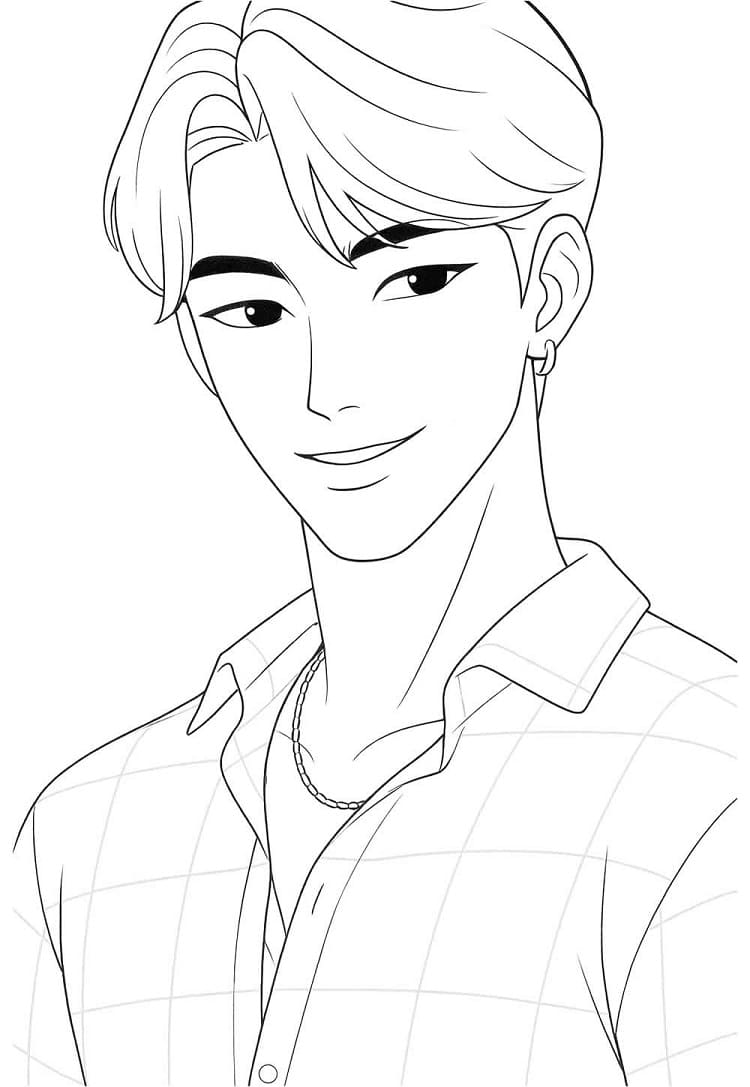 Obrázek Saja Boys k tisku omalovánka