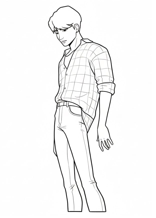 Pěkní Saja Boys omalovánka