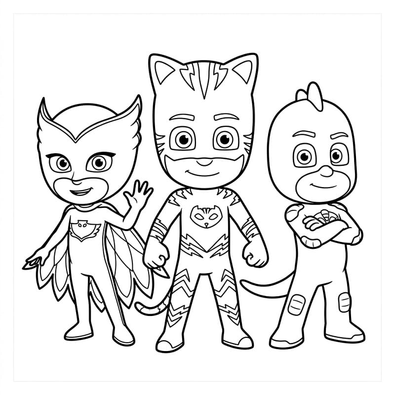 Pyžamasky omalovánky