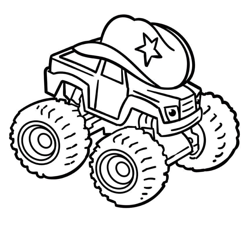 Plamínek a čtyřkoláci zdarma pro děti omalovánka