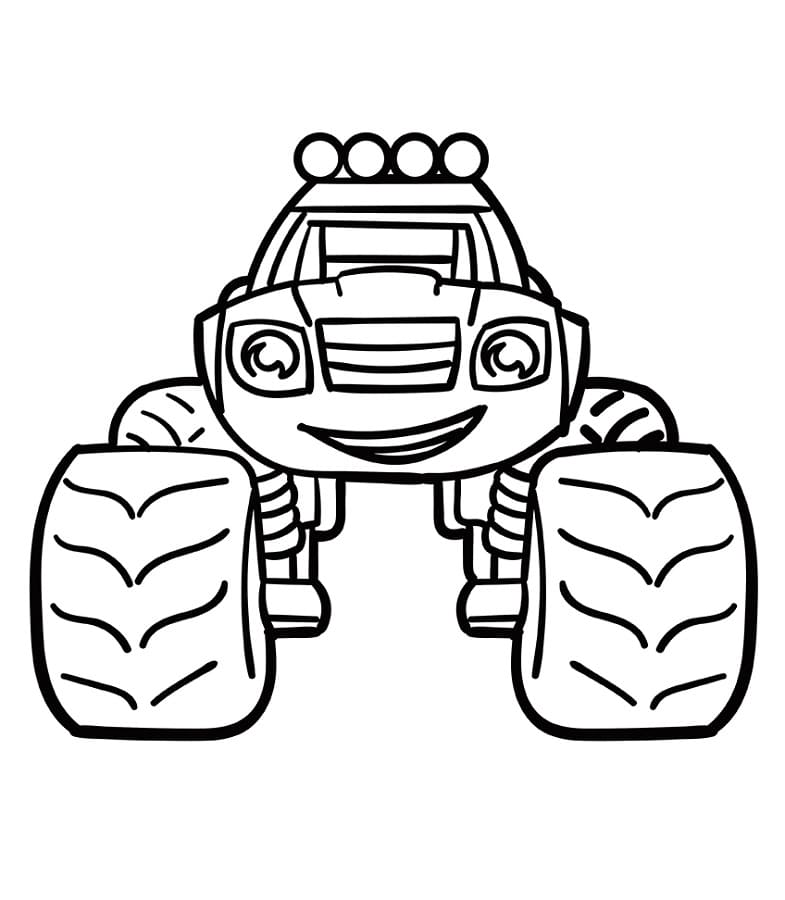 Plamínek a čtyřkoláci zdarma omalovánka