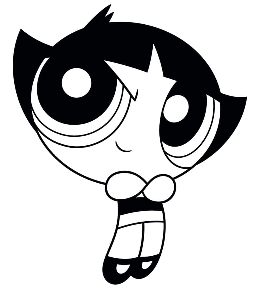 Powerpuff Girls obrázek zdarma omalovánka