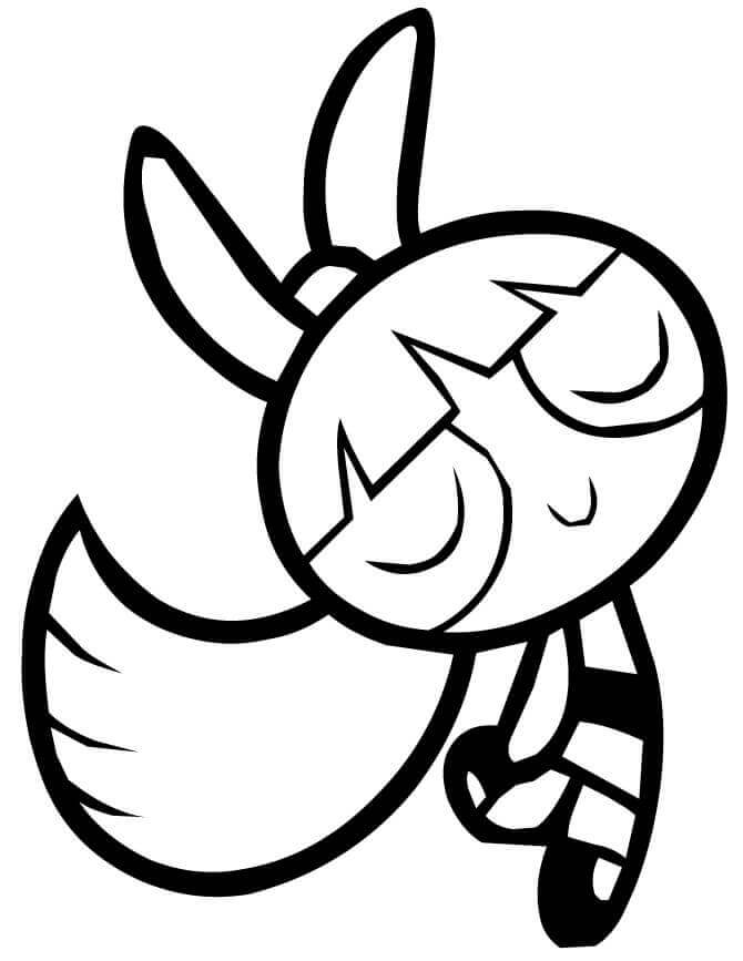 Powerpuff Girls pro děti 2 roky omalovánka