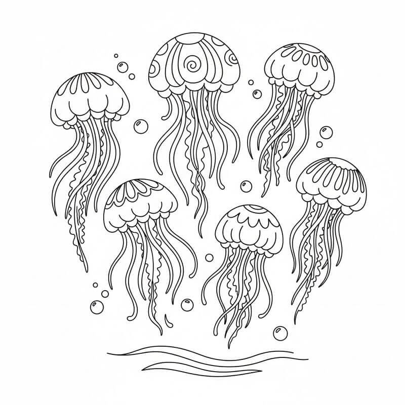 Půvabná Medúza omalovánka