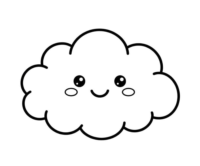 Půvabný Mrak omalovánka