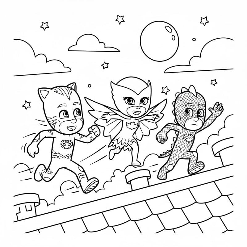 Pyžamasky jako dárek omalovánka