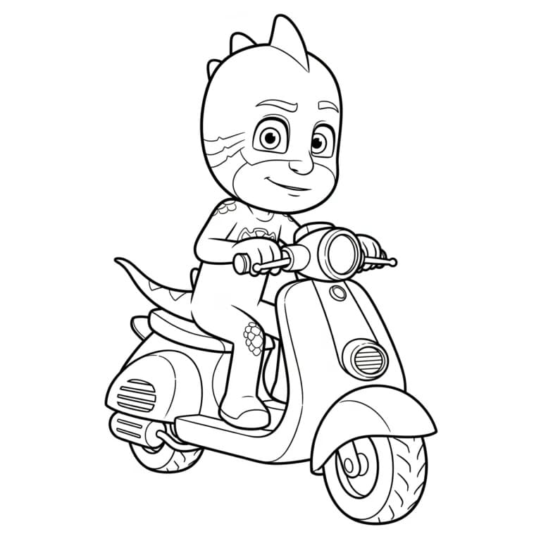 Pyžamasky zdarma omalovánka