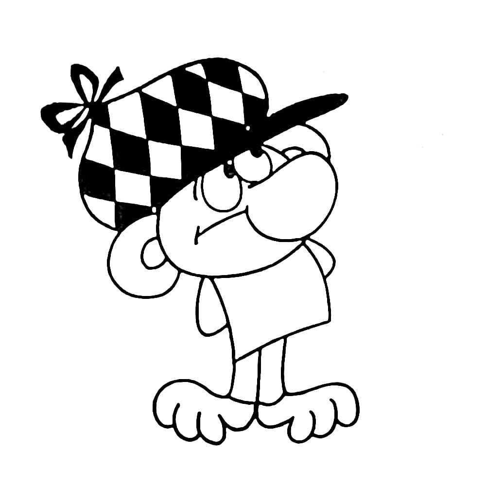 Rákosníček k tisku omalovánka