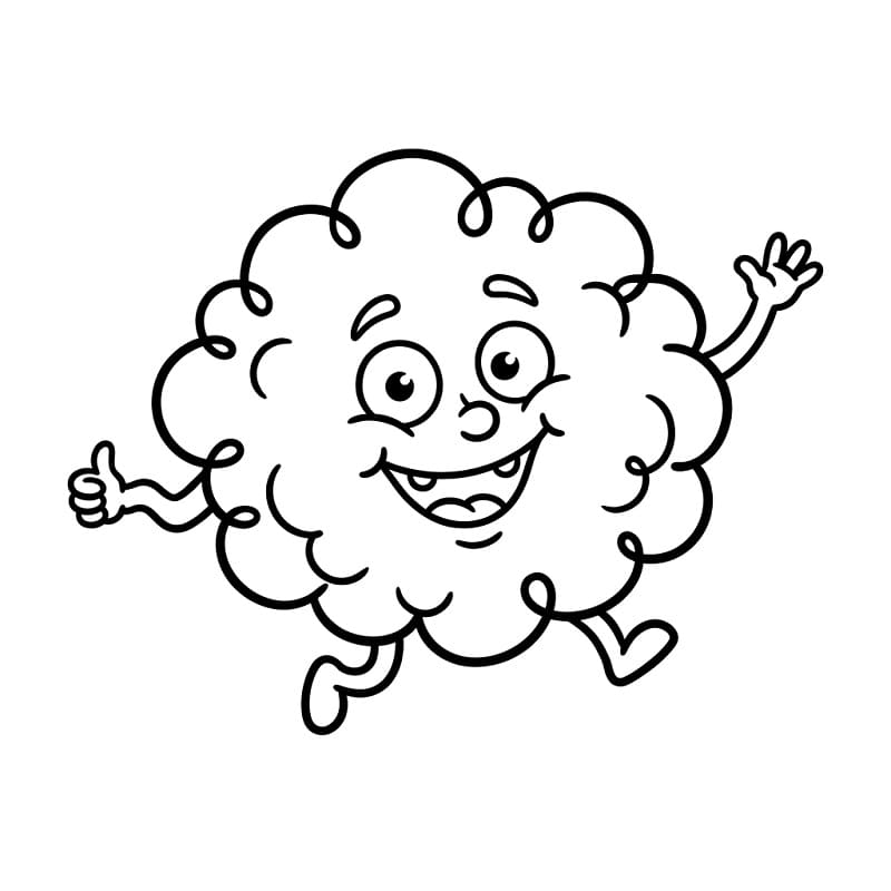 Rozkošný Mrak omalovánka