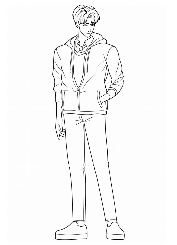 Saja Boys bezplatně omalovánka