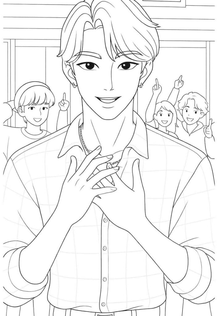 Omalovánka Saja Boys pro děti od 2 let