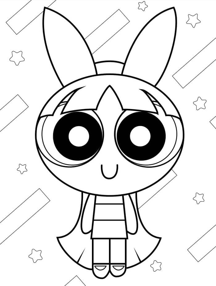 Skvělé Powerpuff Girls omalovánka