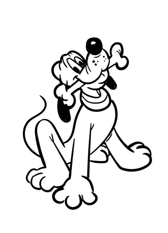 Skvělý Pluto omalovánka