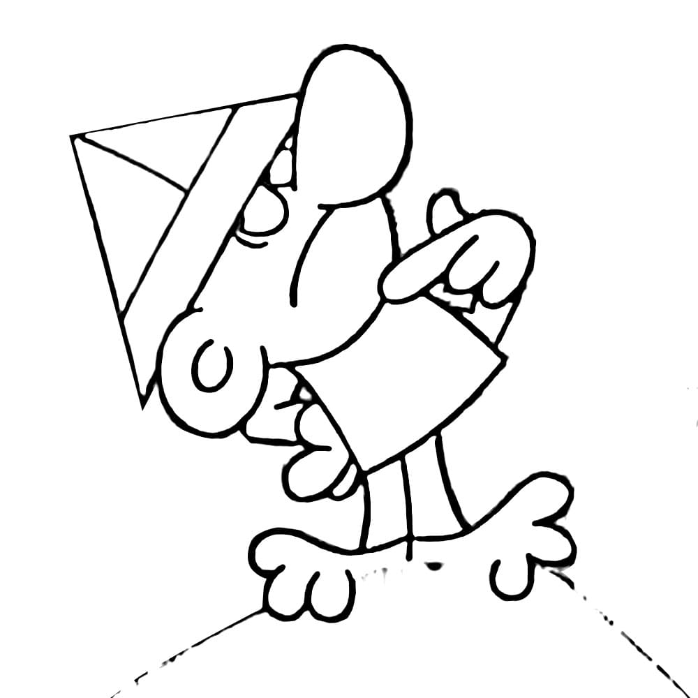 Snadný Rákosníček omalovánka