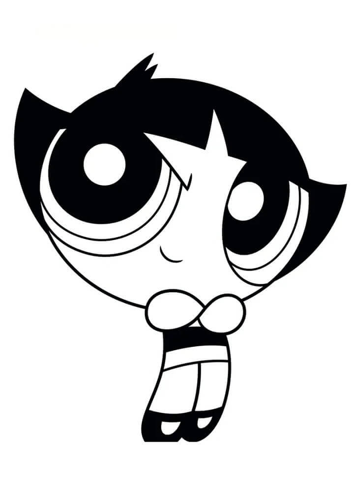 Tisknutelné Powerpuff Girls zdarma omalovánka