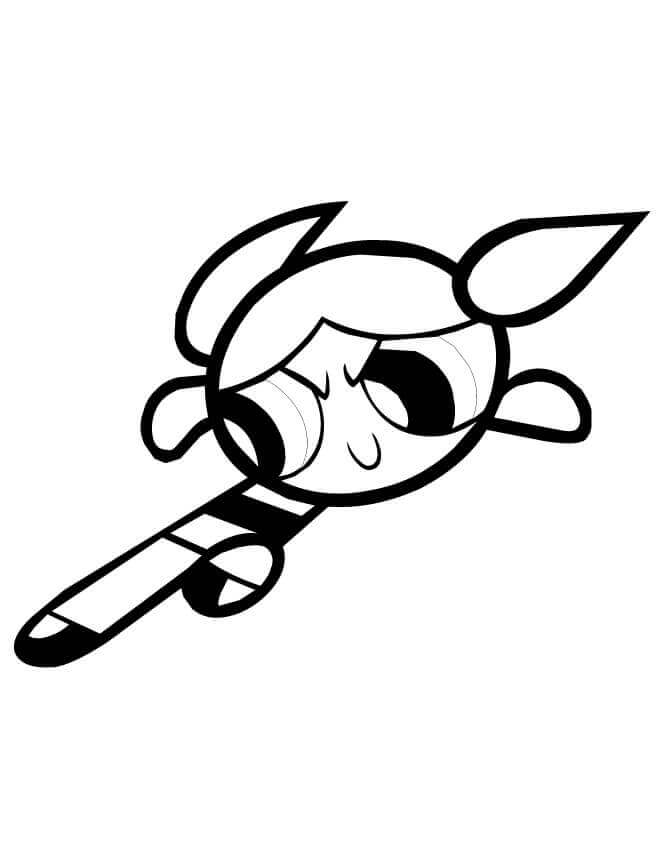 Tisknutelné zdarma Powerpuff Girls omalovánka