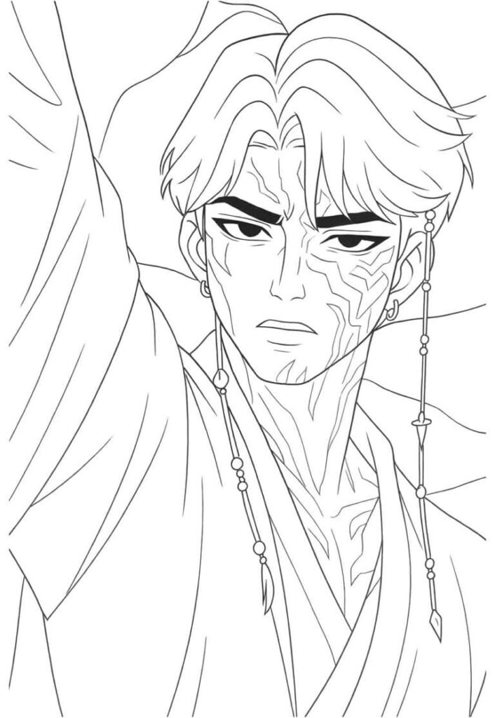 Omalovánka Tisknutelní Saja Boys zdarma