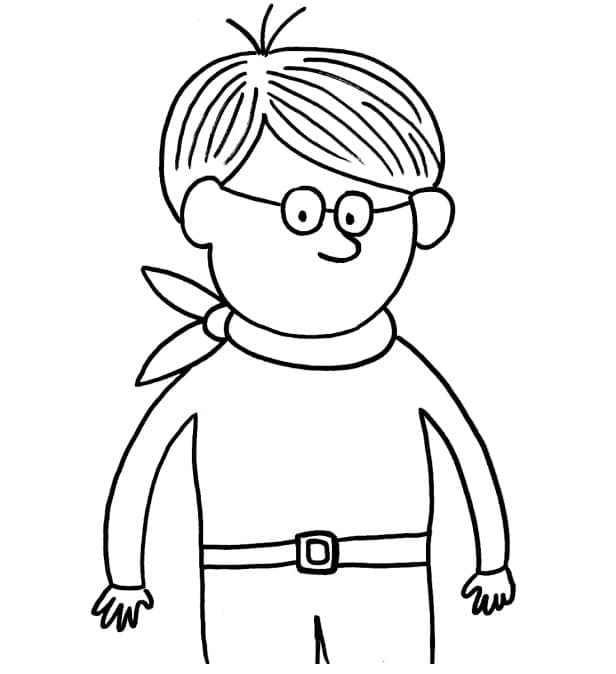 Tisknutelný Mácha a Šebestová omalovánka