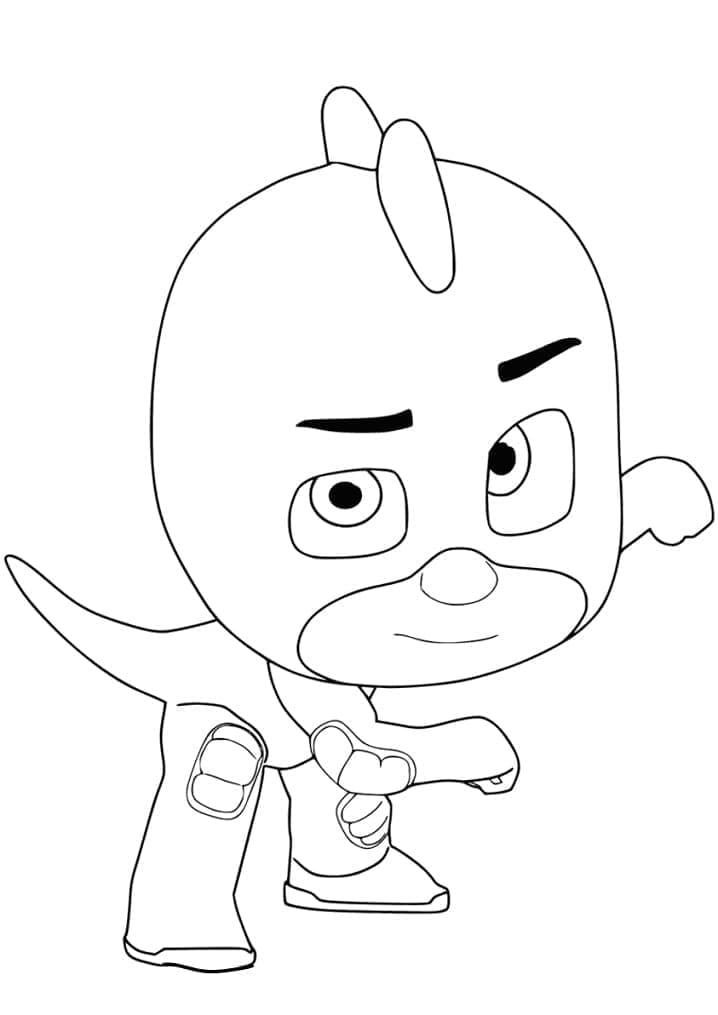 Tisknutelný Pyžamasky pro děti omalovánka