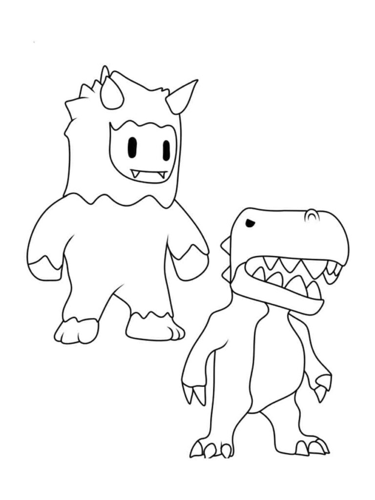 Omalovánka Tisknutelný Stumble Guys