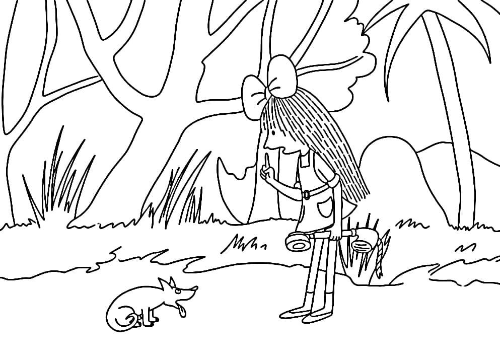 Tisknutelný obrázek Máchy a Šebestové omalovánka