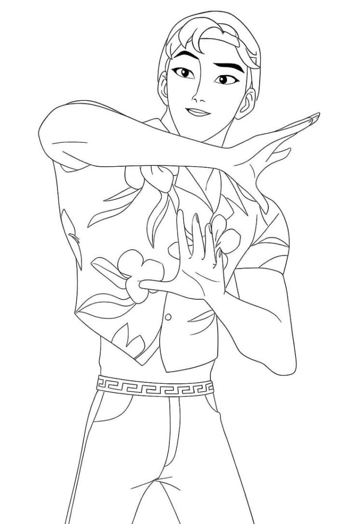 Omalovánka Úžasní Saja Boys