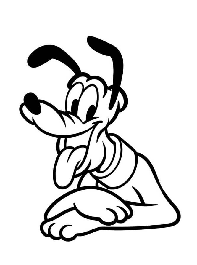 Úžasný Pluto omalovánka