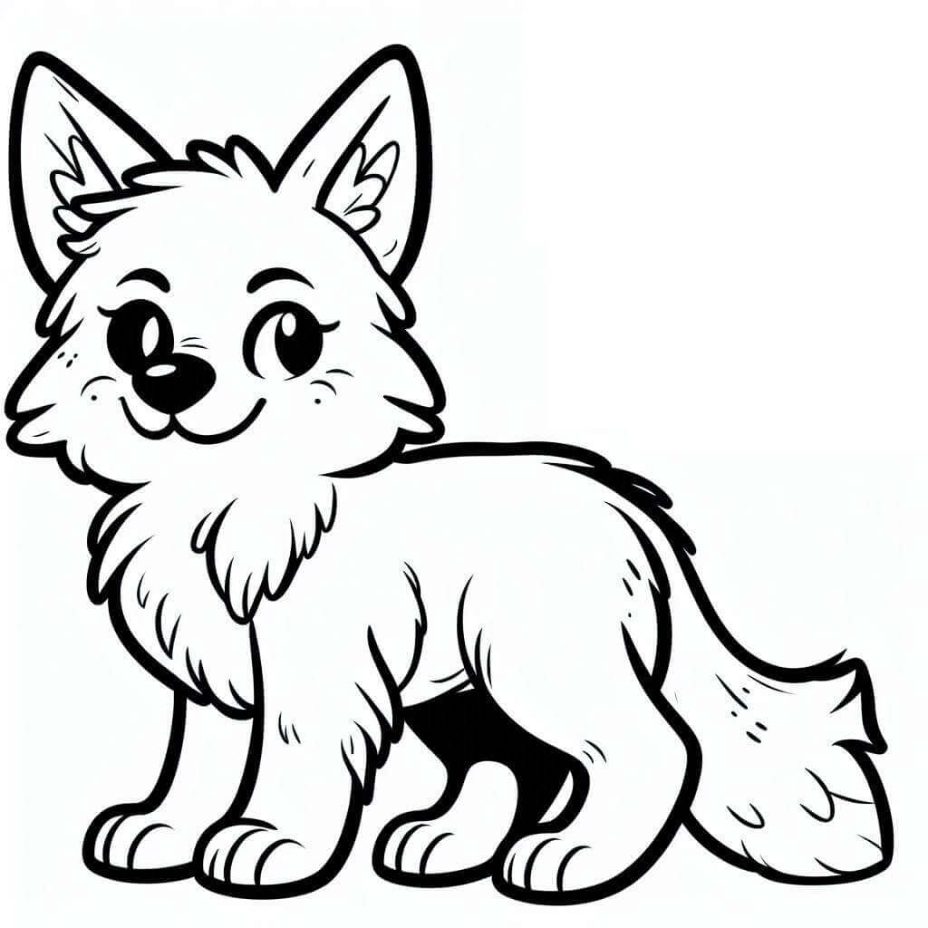 Vtipný Kojot omalovánka