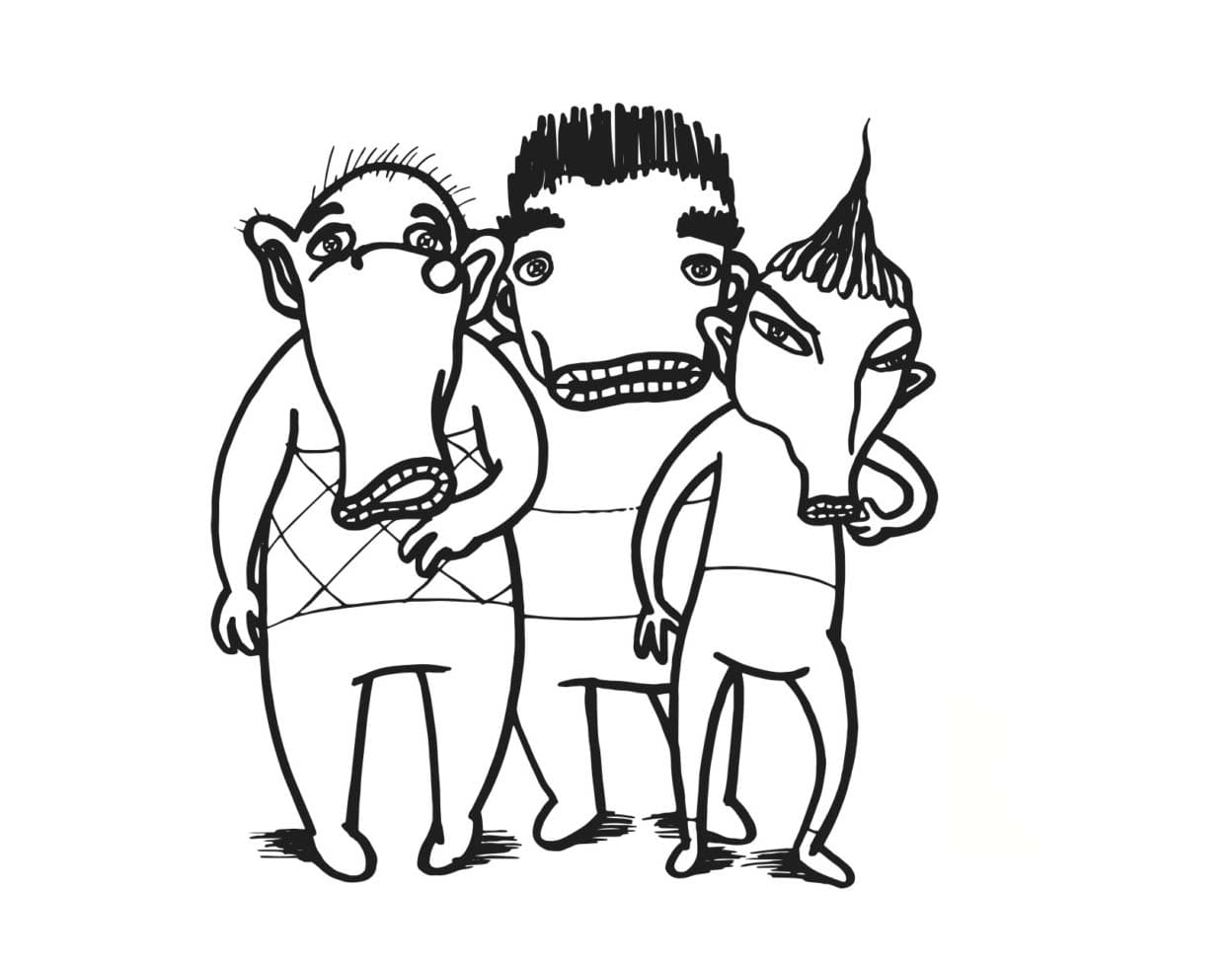 Vytisknout Lichožrouty omalovánka