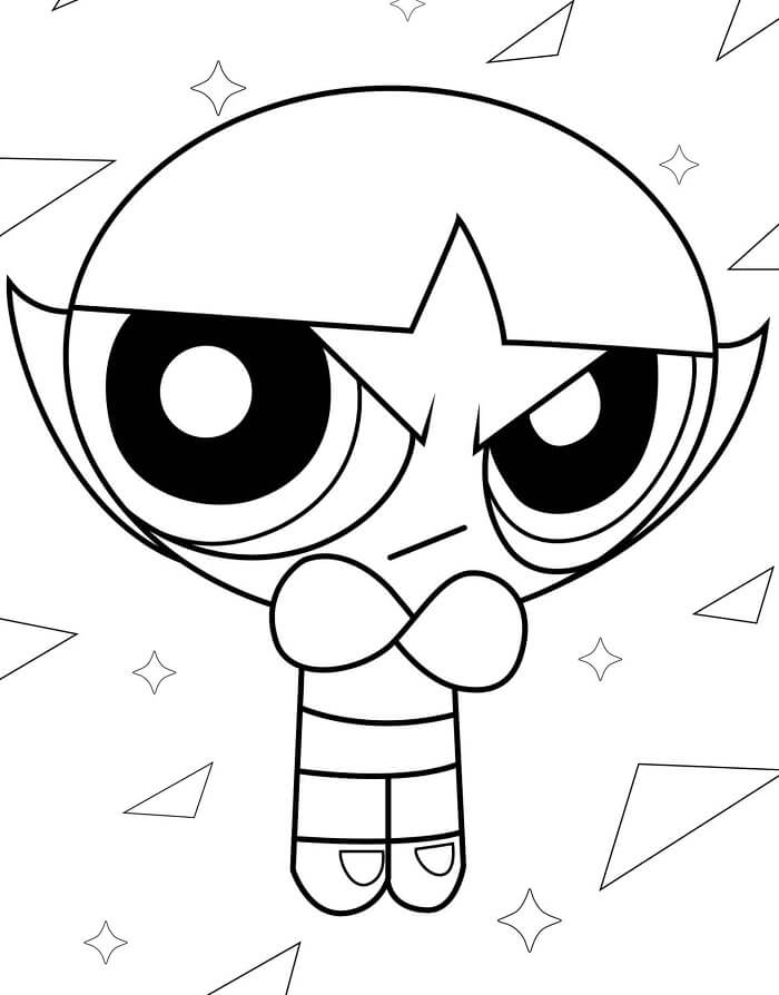 Zábavné Powerpuff Girls omalovánka