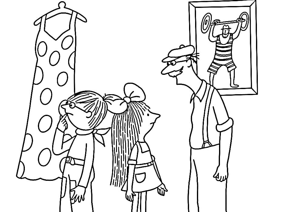 Zdarma Mácha a Šebestová pro děti omalovánka