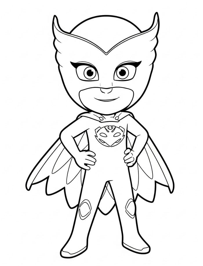 Zdarma Pyžamasky tisknutelný omalovánka