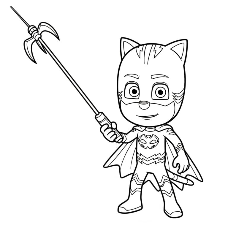 Zdarma Pyžamasky omalovánka