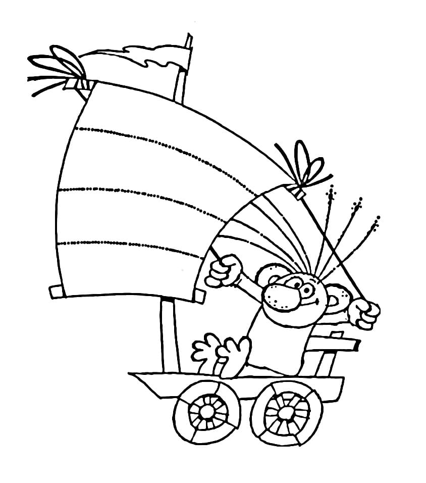 Zdarma Rákosníček k tisku omalovánka