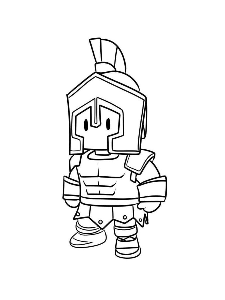 Omalovánka Zdarma Stumble Guys