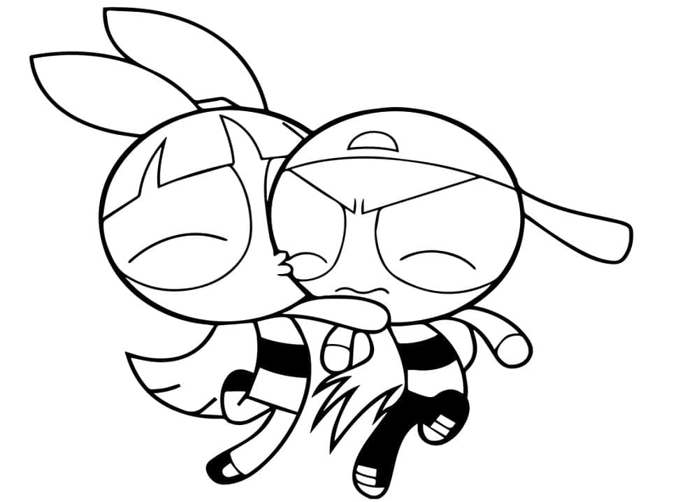 Zdarma obrázek Powerpuff Girls omalovánka