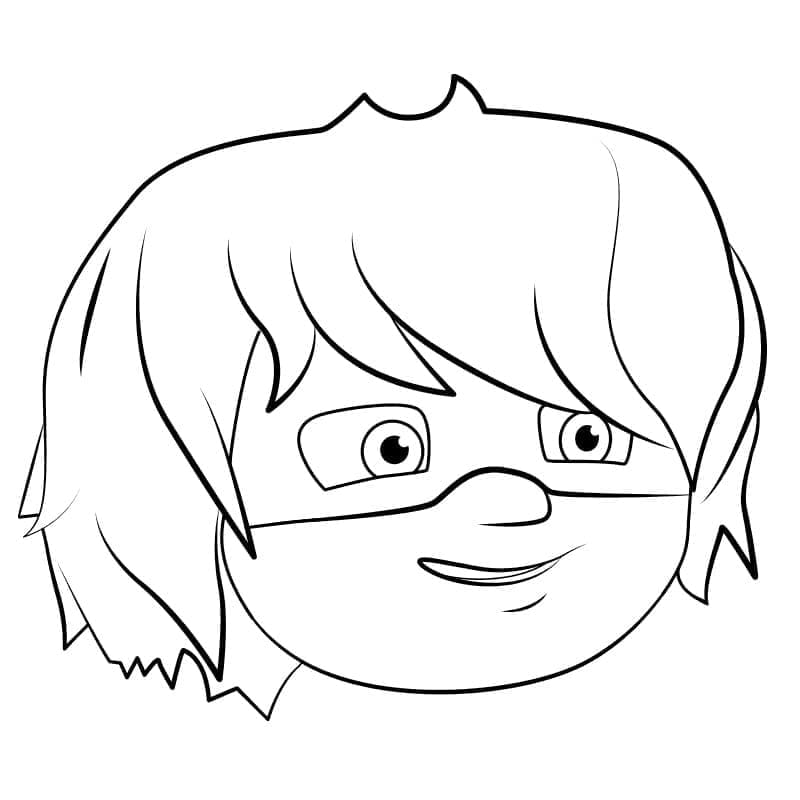 Zdarma tisknutelný Pyžamasky omalovánka