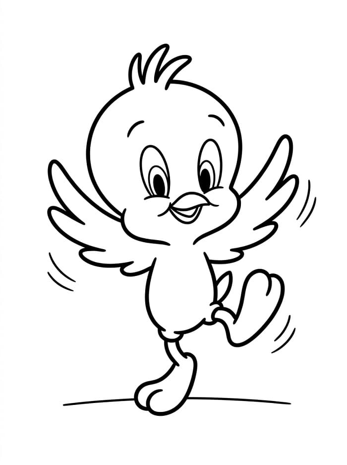 Animovaný Tweety omalovánka