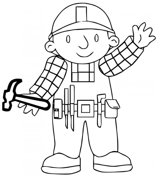 Bořek Stavitel (3) omalovánka